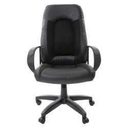 BRABIX Office Chair "Strike EX-525", eco-skin black, fabric black, TW