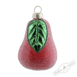 Holiday Classics / Christmas tree toy "Red pear", 6 pieces