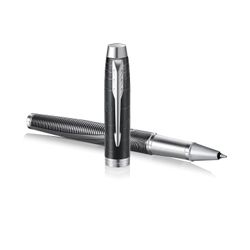 Rollerball pen PARKER "IM Metallic Pursuit CT", building dark gray, chrome, black