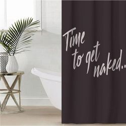 Этель / Bath curtain "Time to get naked" 145 x 180 cm, polyester