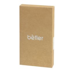 Key case BEFLER "Elegant cat", natural leather, embossed, zip, 130x85 mm, red