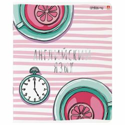 Альт / Notebook subject GIRLS ONLY 48 sheets, Soft Touch, foil, ENGLISH, cell / 10 pcs.