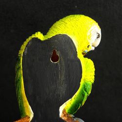 Хорошие сувениры / Hanging decor "Wavy parrot on a branch"