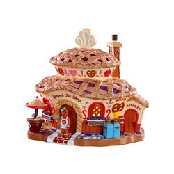 House 'Ginger Pie', light, 17.2x18x14.7 cm, batteries, LEMAX