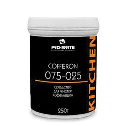 250g coffee and coffee machine cleaners, PRO-BRITE COFFERON, powder, jar