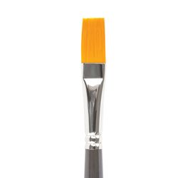Pinceau artistique professionnel BRAUBERG ART "CLASSIC", synthétique dur, plat, n°12, manche long