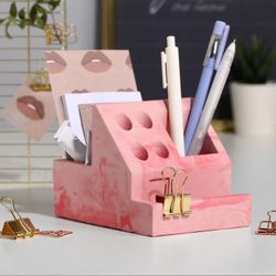 Сималенд / Organizer for stationery "Pink marble"