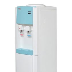 AEL LD-AEL-58 water cooler, floor, NEW/GREEN ELAND, 2 taps, white/turquoise, 00270