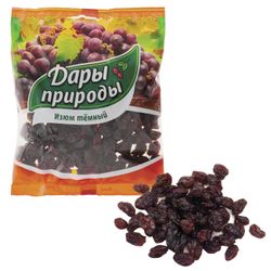 GIFTS OF NATURE / Dark seedless raisins, 150 g, bag