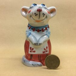 Figurine porcelain "Rat Marfa"