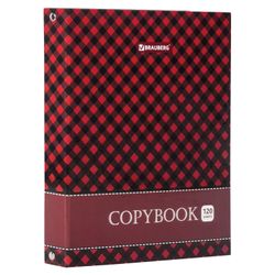 BRAUBERG / Notebook on rings A5 (175x215 mm), 120 sh., Cardboard cover, cage, glossy lamination, "Scotch" / 2 pcs.