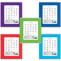 ПИФАГОР / Notebook 12 pages, line, offset No. 2 ECONOMY, cover thick coated paper, ONE-TONE / 20 pcs.