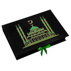 Gift set of assorted chocolates and marmalade in a black box