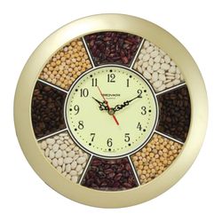 Wall clock TROYKA 11171141, circle, "Watch Spezia", gold frame, 29х29х3,5 cm