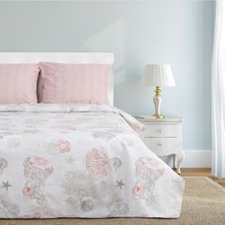Этель / Bed linen 1,5 bd. Shells 143x215 cm, 150x214 cm, 70x70 cm - 2 pcs, 100% chl, coarse calico