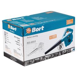 BORT / Blower BSS-600-R, 600 W, capacity up to 240 m3 / h, speed regulation, vacuum cleaner function