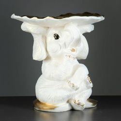 Хорошие сувениры / Figure-stand "Elephant with a leaf" 30x30x30 cm