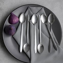 Доляна / Dolana / Set of dessert spoons "Breakfast", 19 cm, 6 pcs