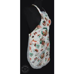Елецкие кружева / Yelets lace / Kitchen linen apron "New Year"