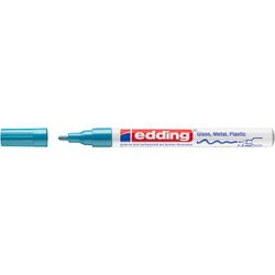 EDDING / Edding / Marker Lack glänzend, Rundfeder, 1-2 mm Hellblau