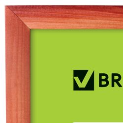 Frame 21x30 cm, wood, baguette 18 mm, BRAUBERG "HIT", dark cherry, glass