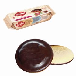 YASHKINO / Cookies "Strawberry", butter, with biscuit, jam and chocolate icing, 137 g