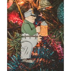 Toy Christmas tree "Schweik with beer" 6011