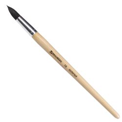 BRAUBERG brush, squirrel hair, round, No. 10
