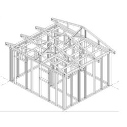 Frame baths "Vladimir" from the frame 2 option, the project 034, the Prod