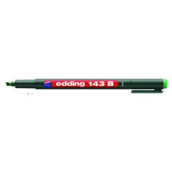 EDDING / Marcador edding / permanente, para filmes de projeção, ponta chanfrada, verde 1-3mm