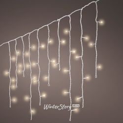 Kaemingk / LED 花环边饰 20 * 0.9 m，630 暖白 LED 灯，控制器，白色 PVC，IP44