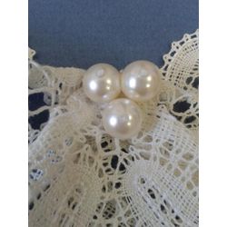 Снежинка / Snowflake / Frill lace with beads