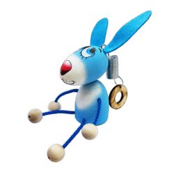 Toy on a spring Hare