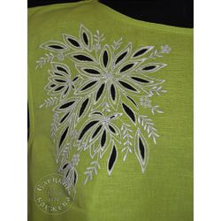 Елецкие кружева / Yelets lace / Women's linen top with embroidery