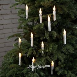 Kaemingk / Serenity Candle Festoon, 15 clips, 5.6 m, green PVC, IP20