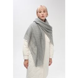 Оренбургский Пуховый Платок / Downy shawl, color gray