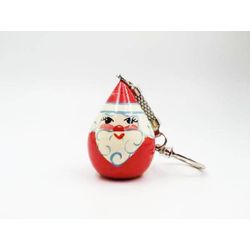 Vyatka souvenir / Keychain - matryoshka "Santa Claus"