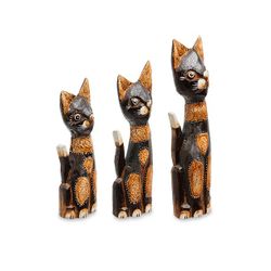 Decor and Gift / Set of figures "Cat" tree