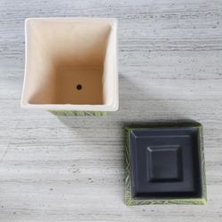 Керамика ручной работы / Flower pot "Bamboo" 3 l