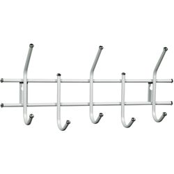 SHEFFILTON / Wall hanger "Standard 2/5", 260х550х110 mm, 5 hooks, metal, white