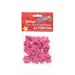 FOM EVA "Quatrefoil" fuşyadan dekorasyon için set (100 adet)