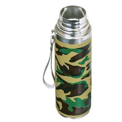 ЛАЙМА / Bottle thermos bottle, 0.5 l, stainless steel, khaki