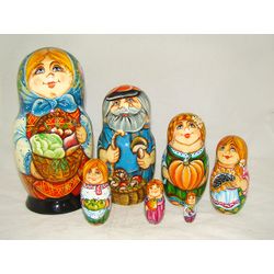Лаврово / Matryoshka 7 席家庭 - 纪念品
