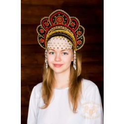 Русский народный костюм / Kokoshnik "Elena", 12.5 cm
