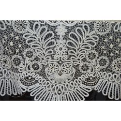 Елецкие кружева / Yelets lace / Tablecloth lace white gold