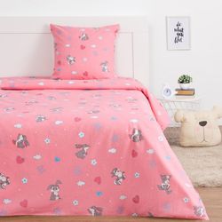 Экономь и Я / Bed linen 1.5 joint venture "Stars" peach color, 147x210 ± 5cm, 150x214 ± 5cm, 70x70 ± 5cm-1pc