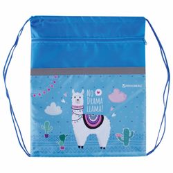 Shoe bag BRAUBERG, dense, enlarged, 49х41 see "Llama"