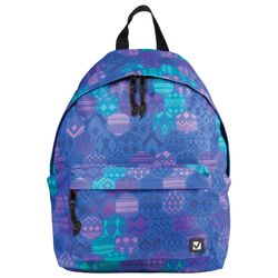 Backpack BRAUBERG, universal, city size, purple, "Fantasy", 20 liters, 41х32х14 cm