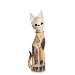 Decor and Gift / Wooden figurine "Cat" 40 cm