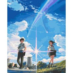 Опт-картина / Sayılara göre boyama 40x50 Anime Heroes